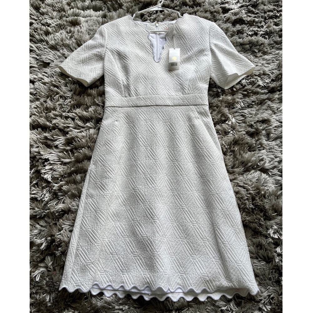 Tory Burch “Bailey” Scalloped Dress